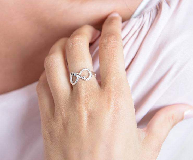 Infinity Name Ring