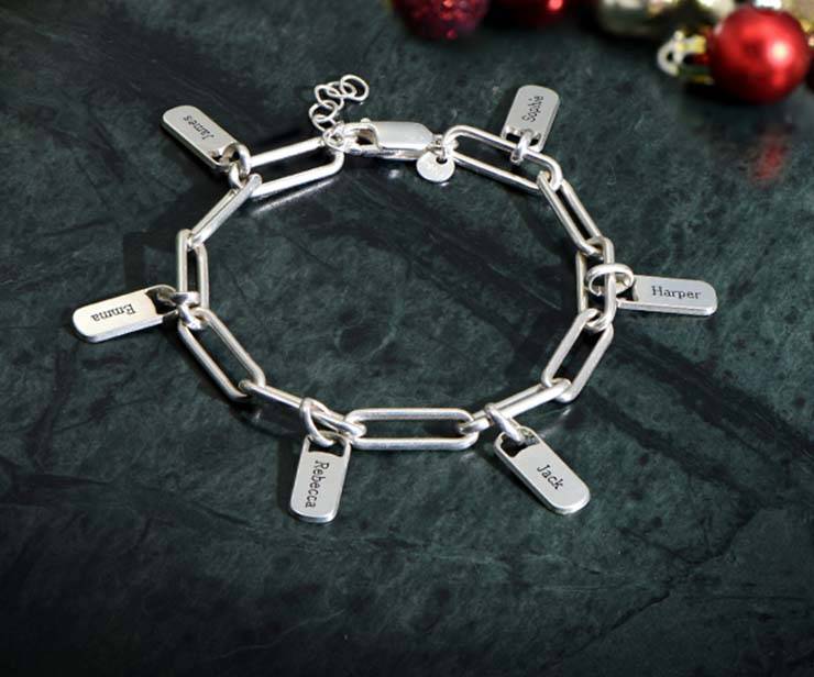Rory Chain Link Bracelet with Custom Charms
