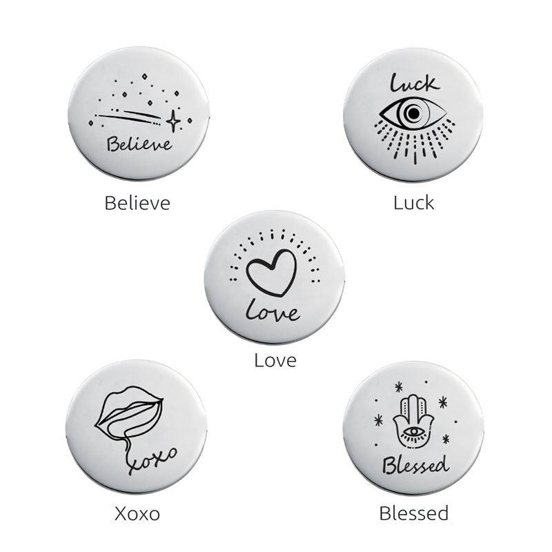 Inspirational Necklace In Silver-2 product photo