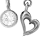 Heart and clear stone