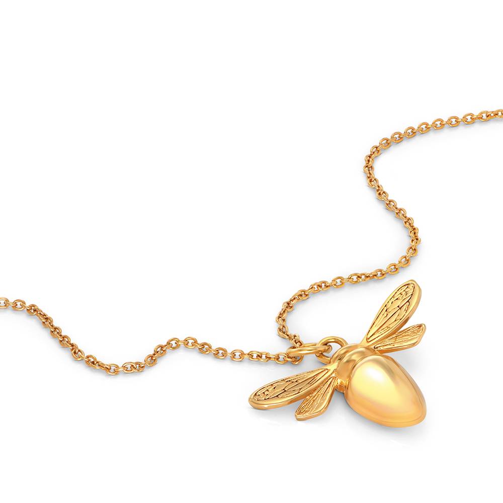 Bee Pendant Necklace in Gold Finish-1 product photo