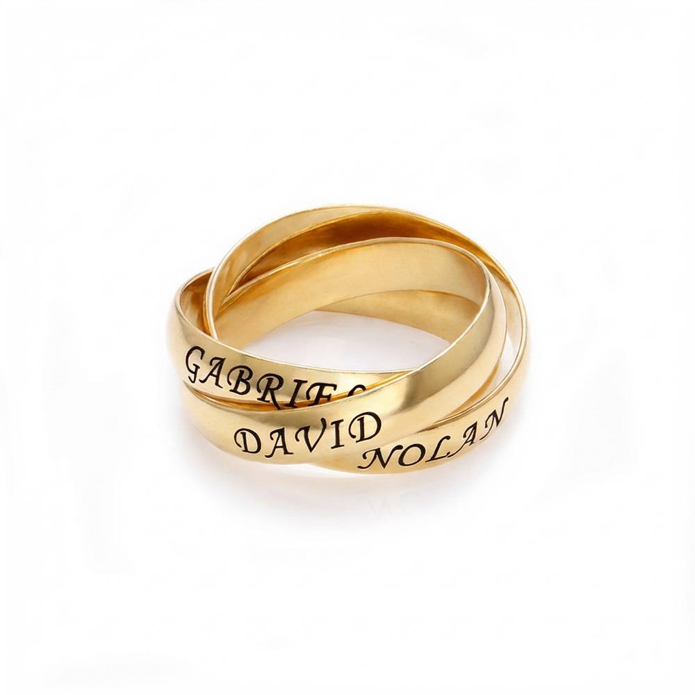 Charlize Russian Ring in Gold Finish-2 product photo