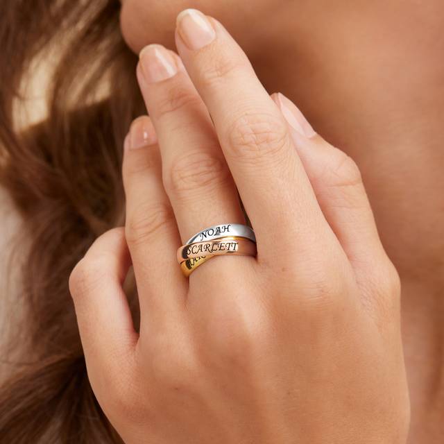 Charlize Russian Ring in Multi-Color - Theo Grace