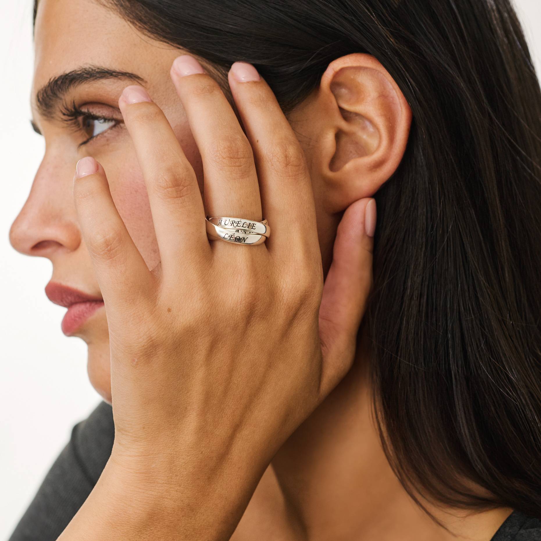 Charlize Russian Ring in Sterling Silver-1 product photo