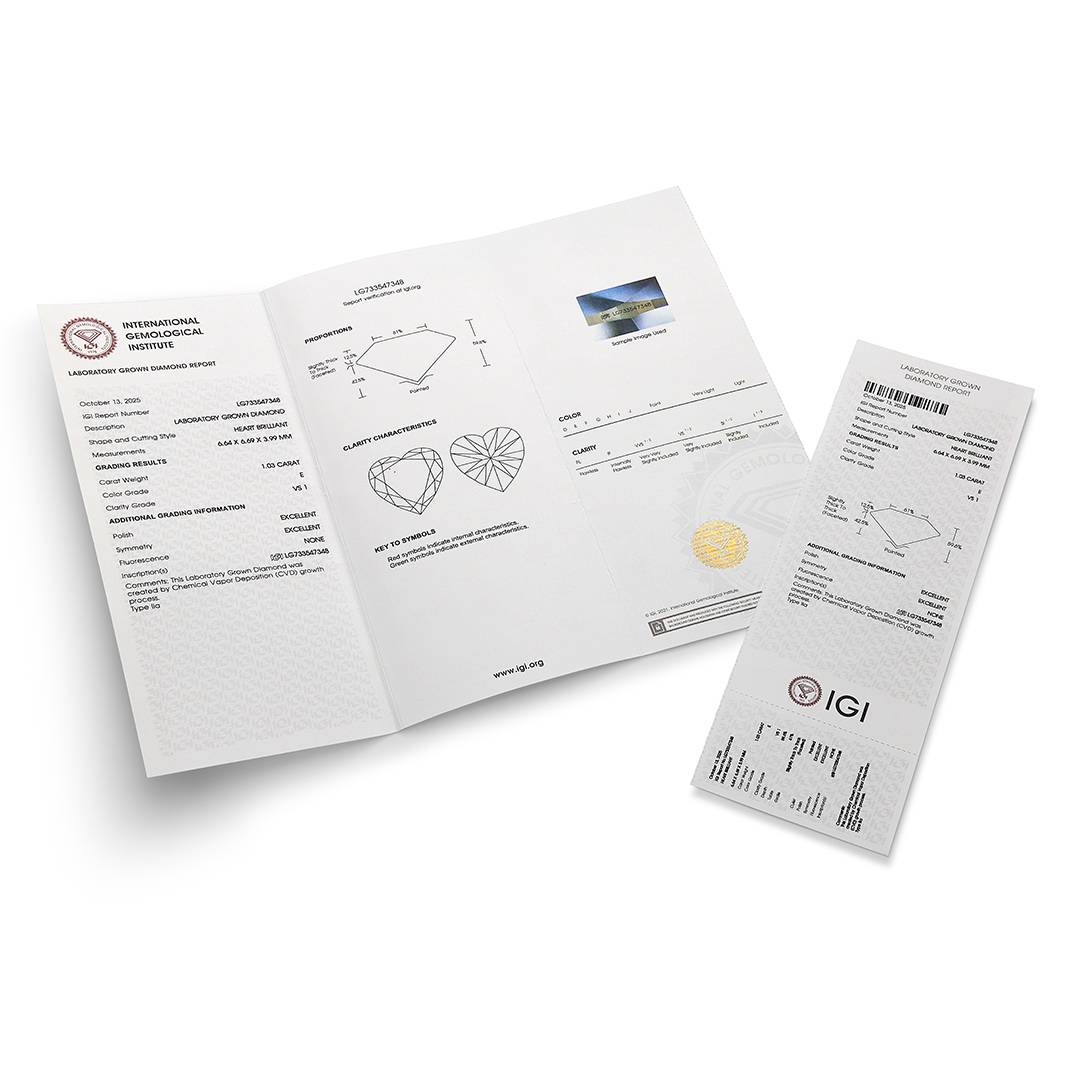 Eternal Heart Diamond Necklace with 1CT Diamond in 14K Solid Yellow Gold-6 Eternal Heart Diamond Necklace with 1CT Diamond in 14K Solid Yellow Gold-6 product photo