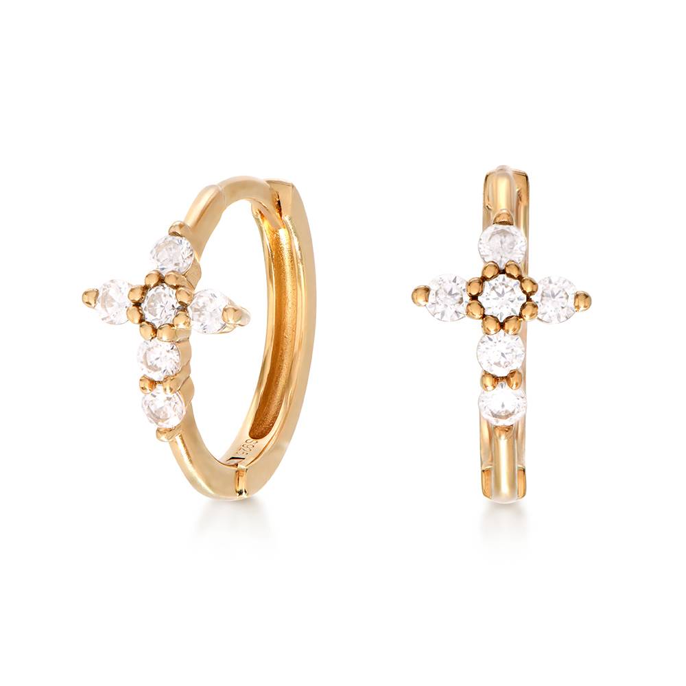Faith & Grace Huggies in Gold Vermeil