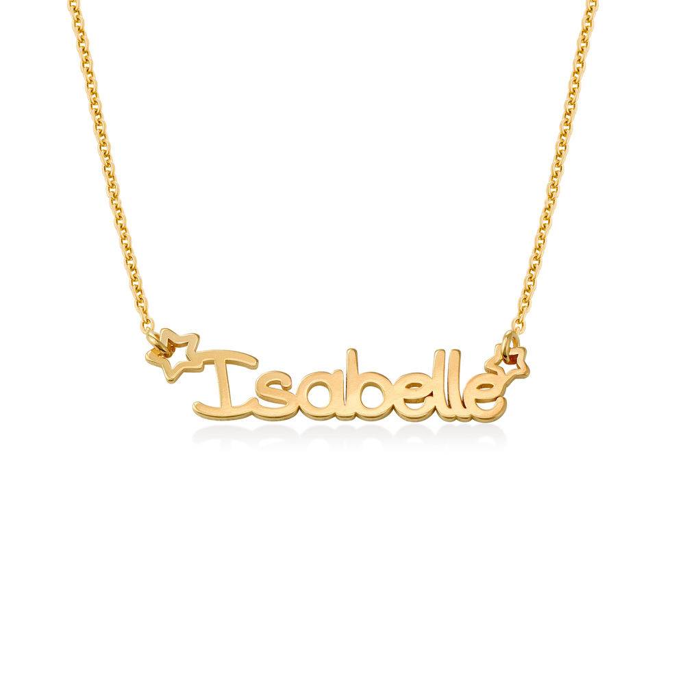 Girl's Star Name Necklace in Gold Plating-1 product photo