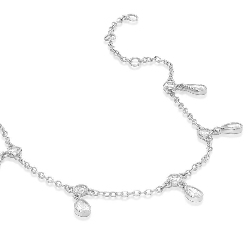 Halo Drop Cable Bracelet in Silver-1 Halo Drop Cable Bracelet in Silver-1 product photo