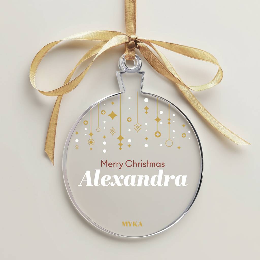 Custom Merry Christmas Ornament - Multiple Names-1 Custom Merry Christmas Ornament - Multiple Names-1 product photo