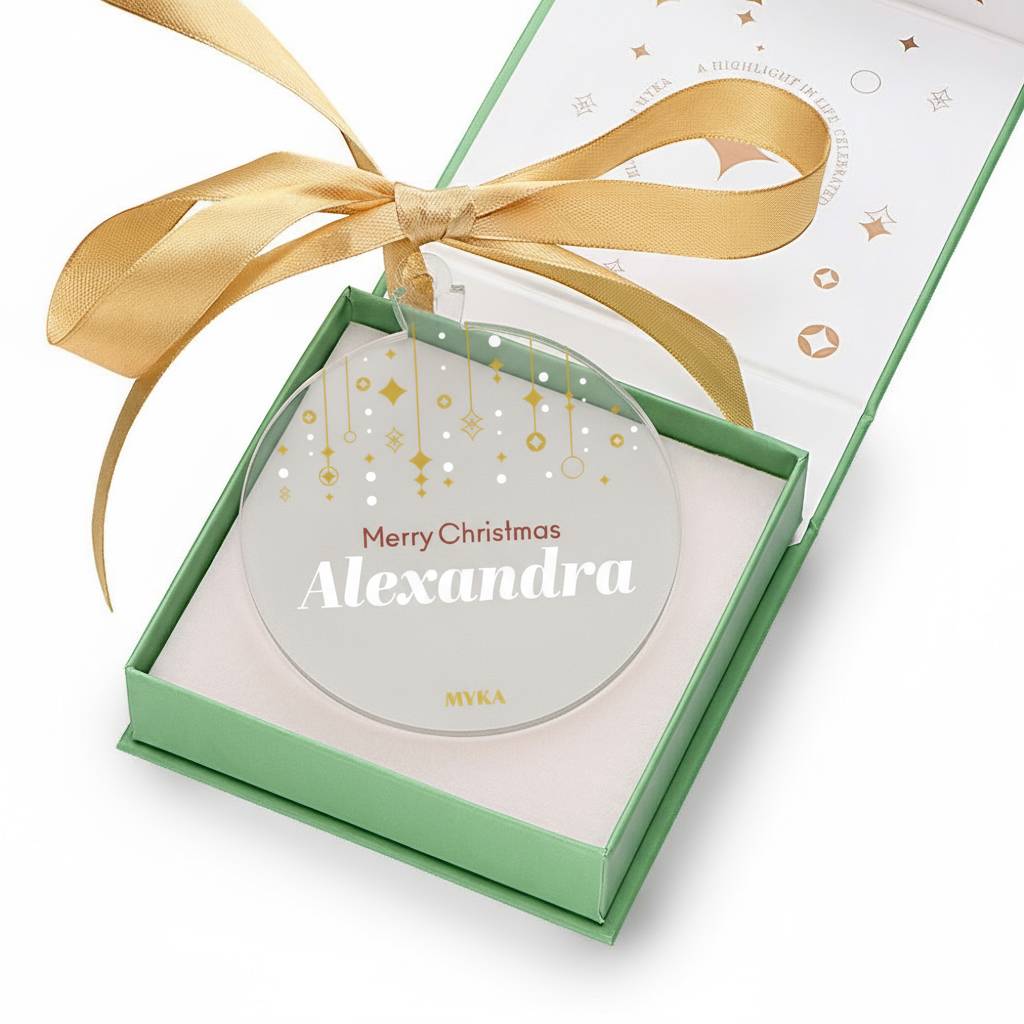 Custom Merry Christmas Ornament - Multiple Names-2 Custom Merry Christmas Ornament - Multiple Names-2 product photo