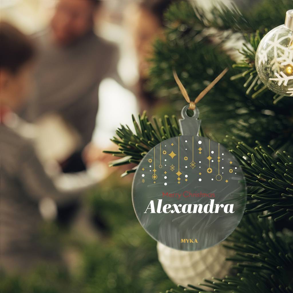 Custom Merry Christmas Ornament - Multiple Names-3 Custom Merry Christmas Ornament - Multiple Names-3 product photo