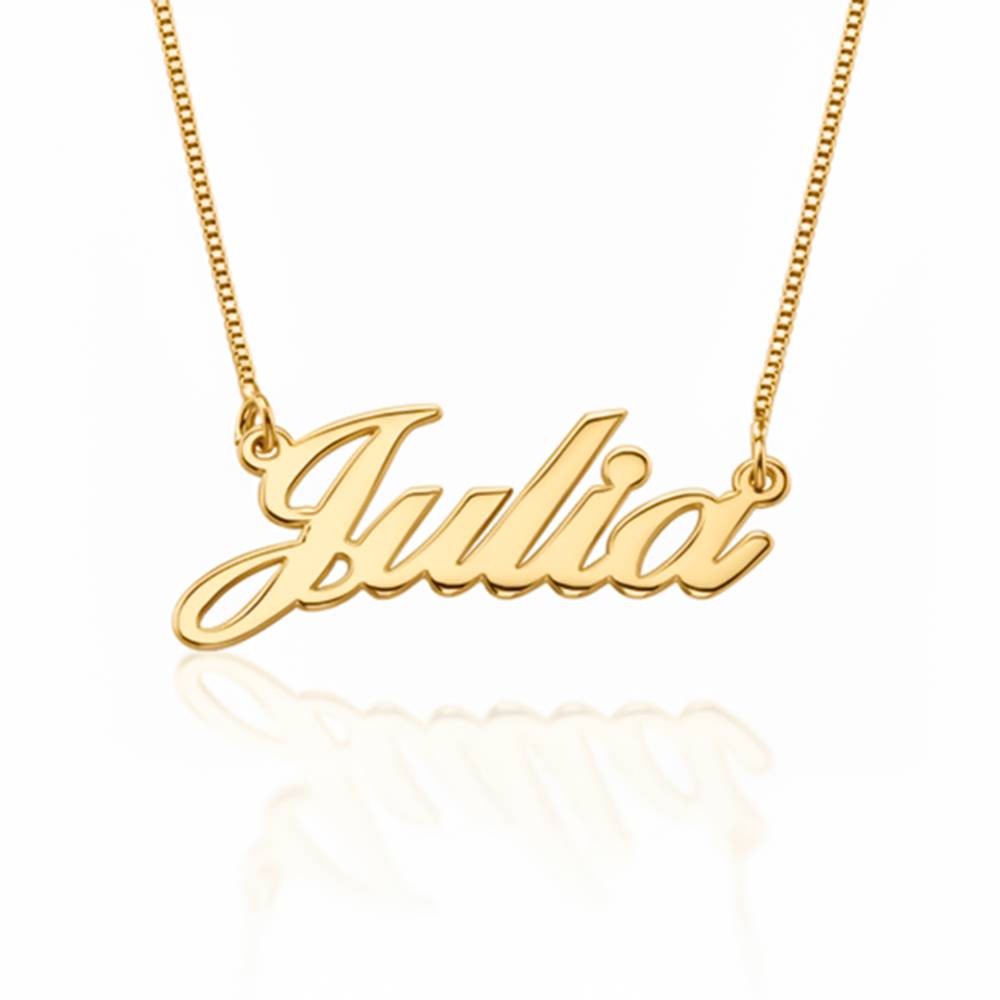 Hollywood Small Name Necklace in Gold Plating-1 product photo