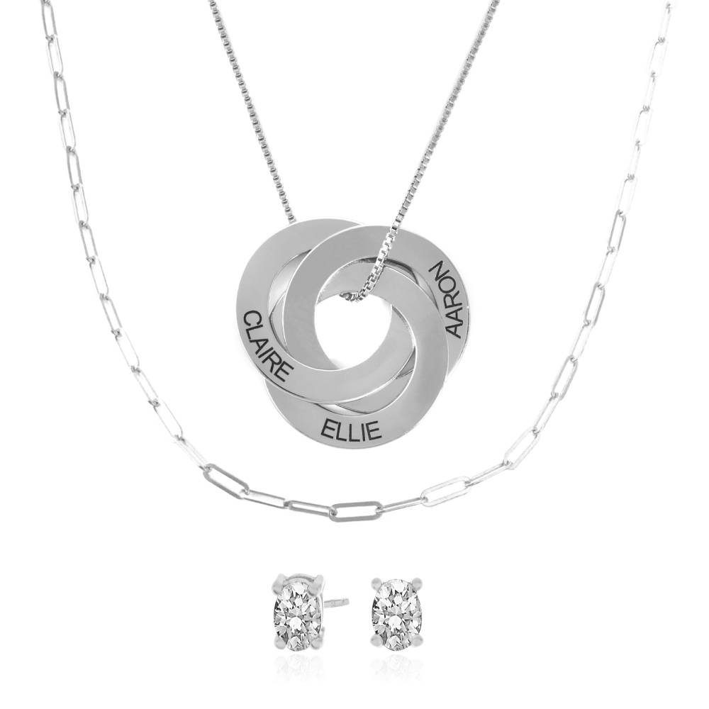 Last Minute Pack "Russian Ring Necklace in Sterling Silver"-7 product photo