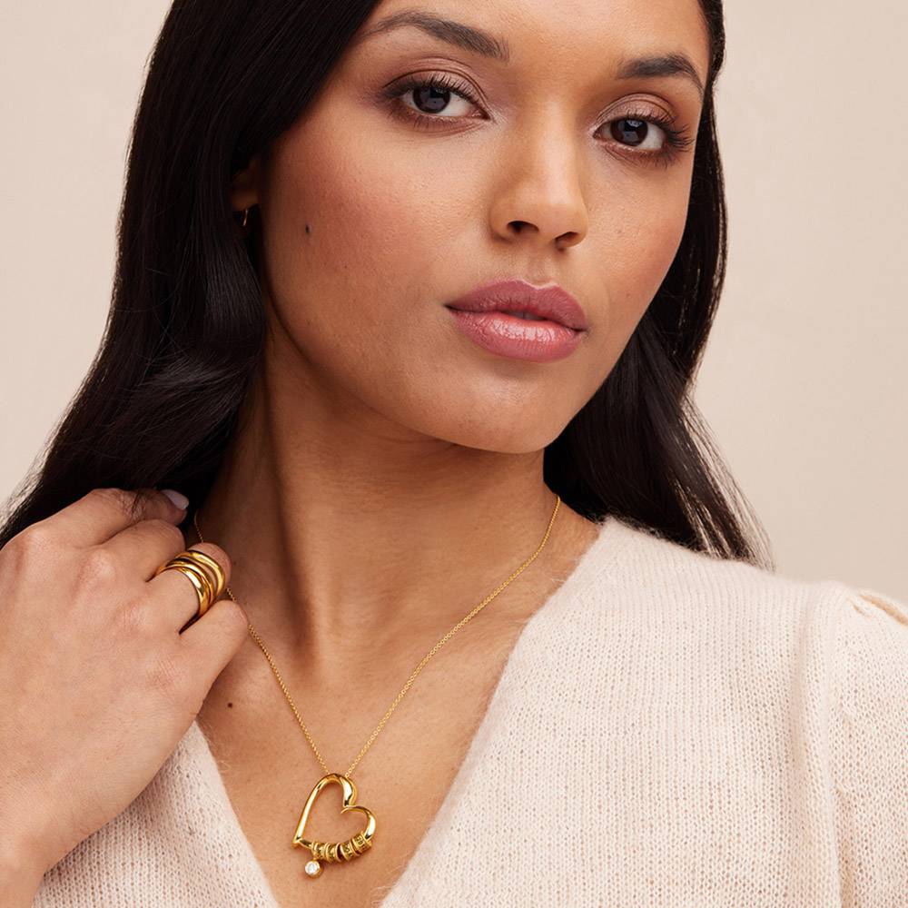 Last Minute Pack "Charming Heart Necklace in Gold Plating with 0.25CT Diamond"-2 Last Minute Pack "Charming Heart Necklace in Gold Plating with 0.25CT Diamond"-2 product photo