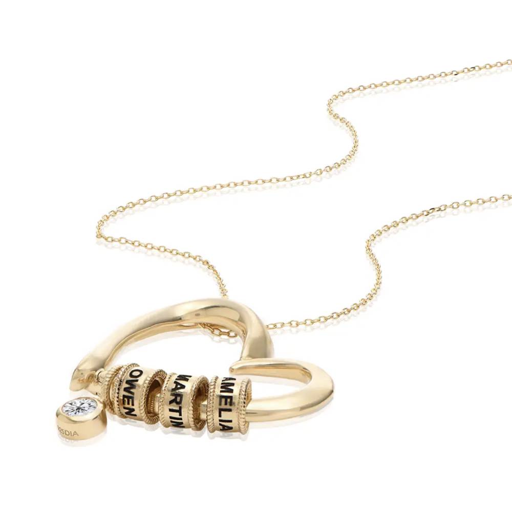 Last Minute Pack "Charming Heart Necklace in 10K Solid Yellow Gold with 0.25CT Diamond"-2 Last Minute Pack "Charming Heart Necklace in 10K Solid Yellow Gold with 0.25CT Diamond"-2 product photo