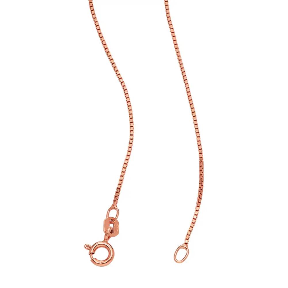 Last Minute Pack "Russian Ring Necklace with 2 Rings in Rose Gold Plating"-4 product photo