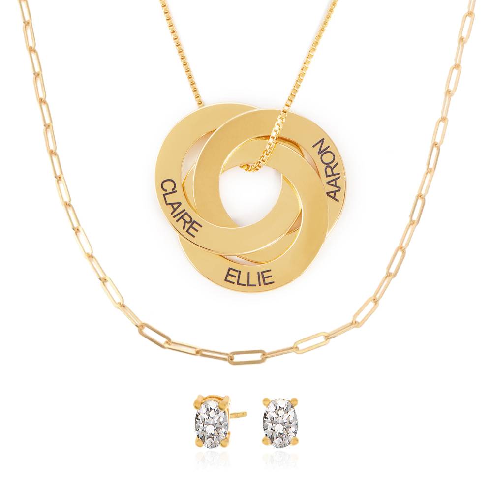 Last Minute Pack "Russian Ring Necklace in Gold Plating"-4 Last Minute Pack "Russian Ring Necklace in Gold Plating"-4 product photo