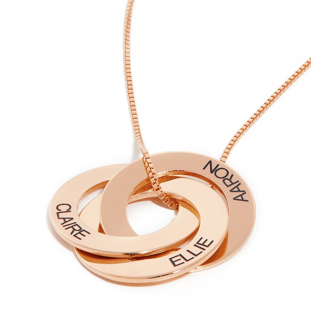 Last Minute Pack "Russian Ring Necklace in Rose Gold Vermeil"-2 product photo