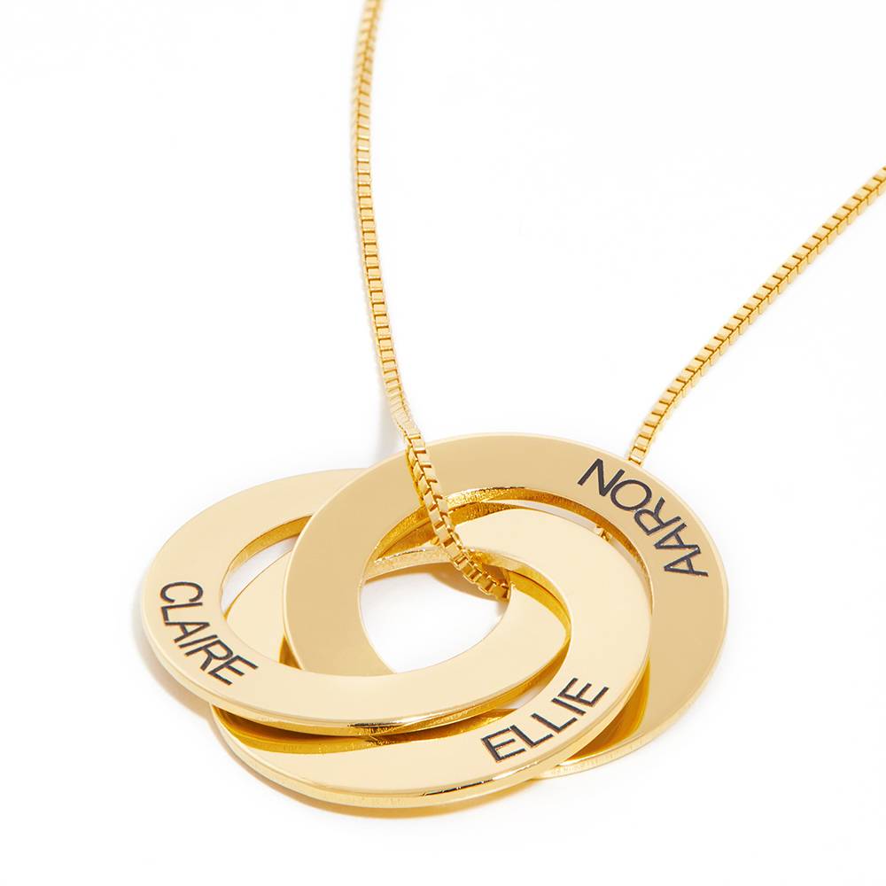 Last Minute Pack "Russian Ring Necklace in 14K Solid Yellow Gold"-5 product photo