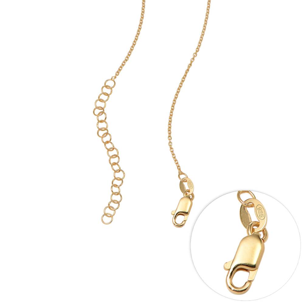 Last Minute Pack "Russian Ring Necklace with 5 Rings in Gold Vermeil"-5 product photo
