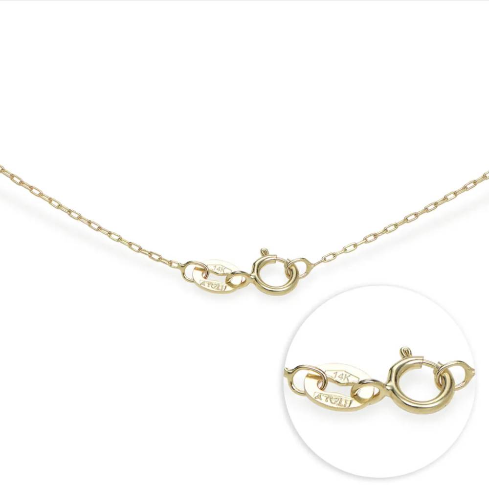 Last Minute Pack "Russian Ring Necklace with 5 Rings in 14K Solid Yellow Gold"-4 Last Minute Pack "Russian Ring Necklace with 5 Rings in 14K Solid Yellow Gold"-4 product photo