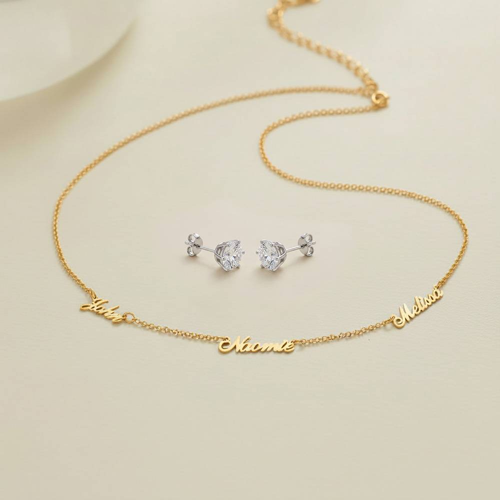 Last Minute Pack "Heritage Multiple Name Necklace - Gold Plating"-5 product photo