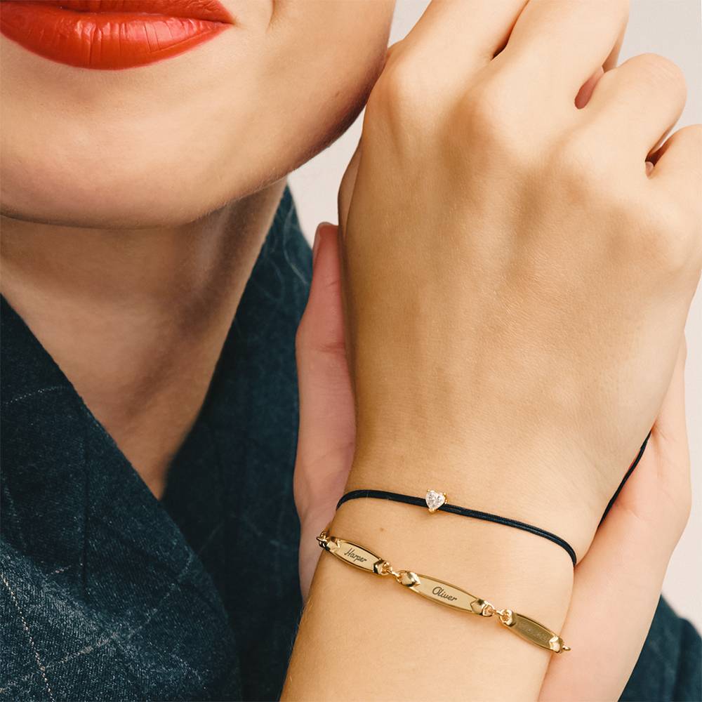 Link to My Heart Name Bracelet in Gold Plating-1 product photo