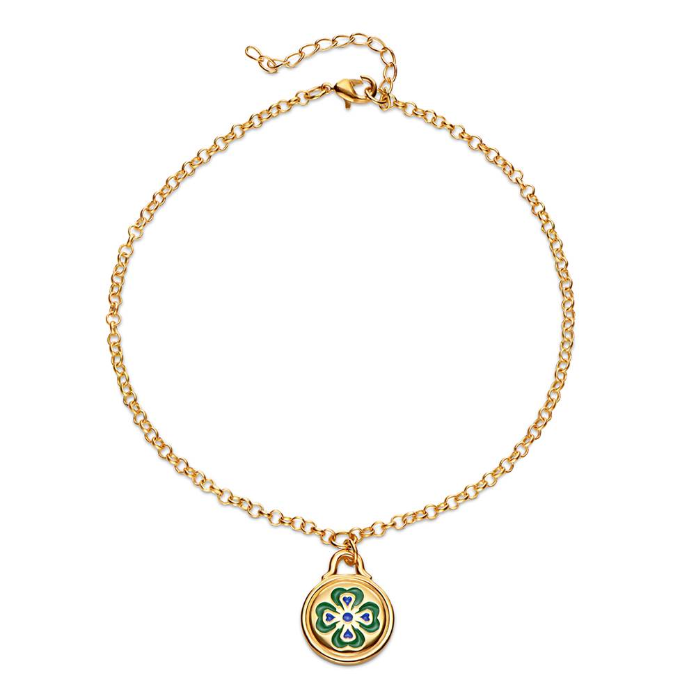 Theo Grace Little Ray of Sunshine Charm Bracelet/Anklet in Gold Plating