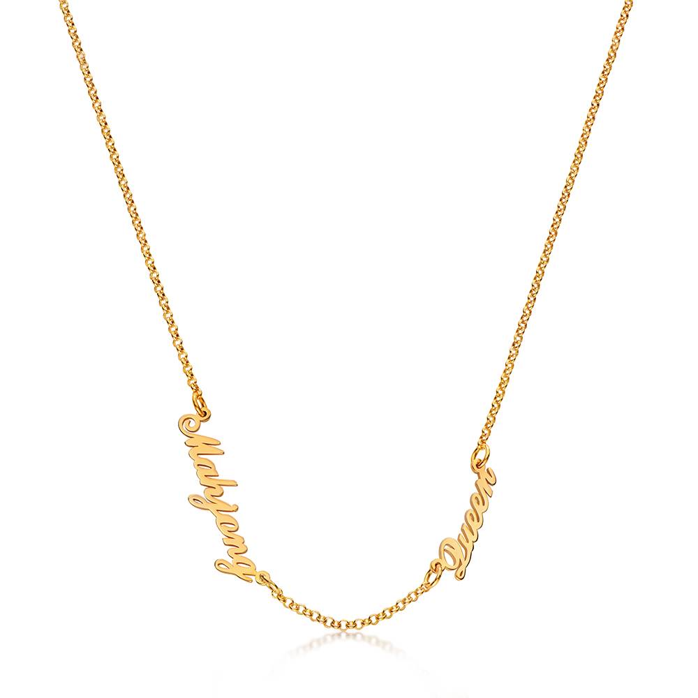 Mahjong Queen Name Necklace in Gold Plating-1 Mahjong Queen Name Necklace in Gold Plating-1 product photo