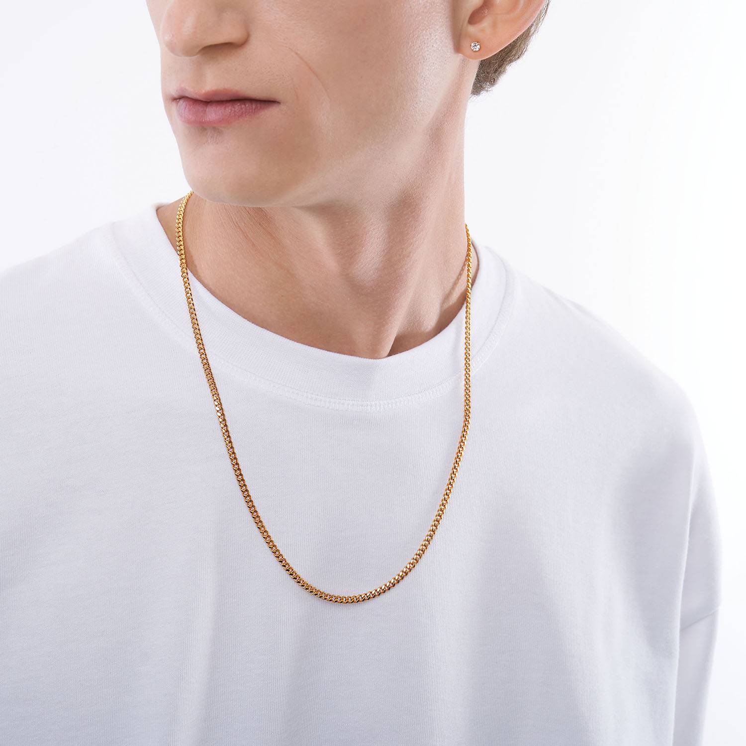 Miami Cuban Link Chain in 18K Gold Plating - Version-3 product photo