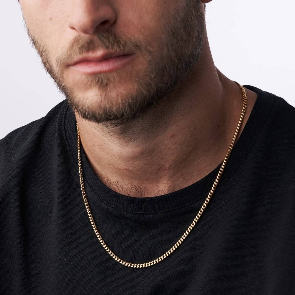 Miami Cuban Link Chain in 18K Gold Plating-2 product photo