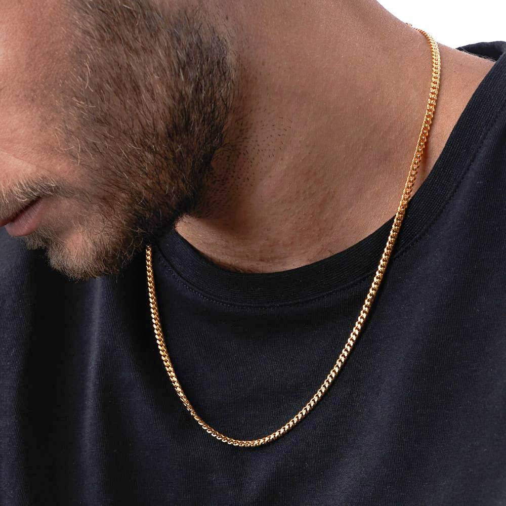 Miami Cuban Link Chain in Gold Plating-2 product photo