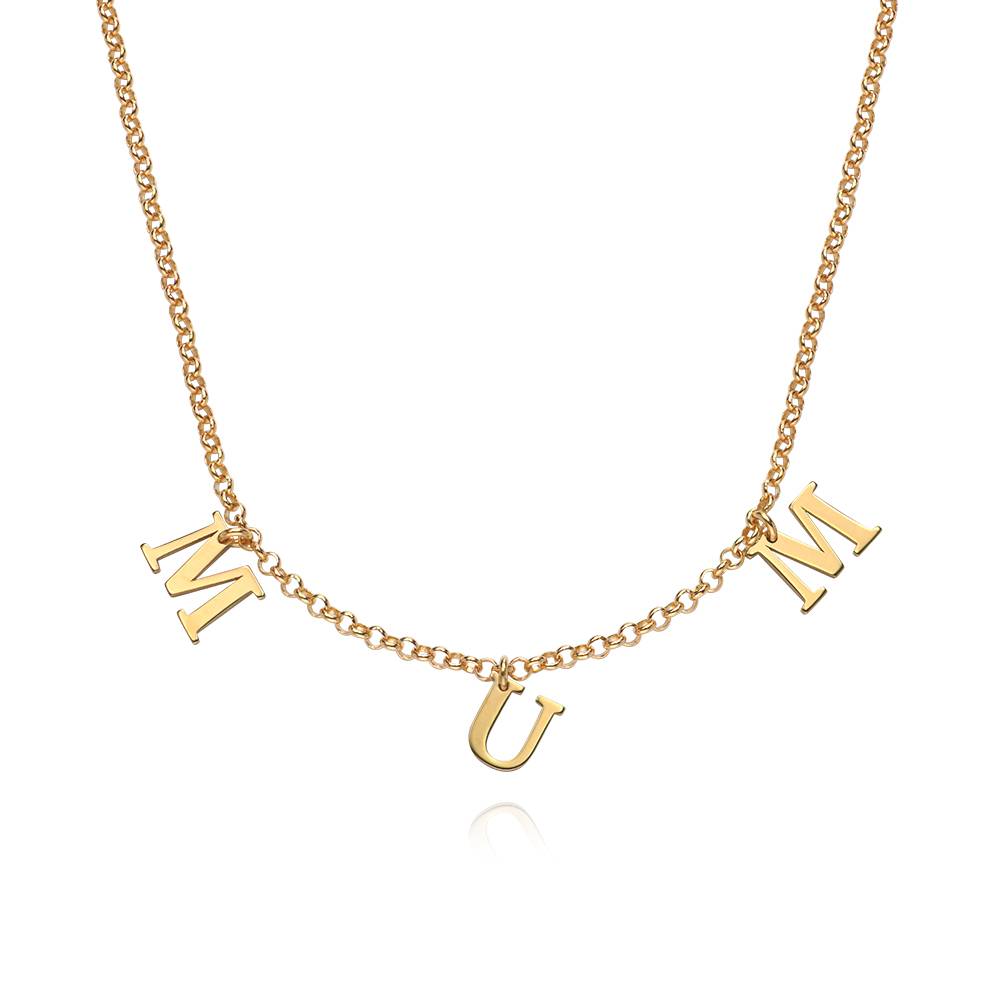 Mum Necklace in 18K Gold Plating-1 Mum Necklace in 18K Gold Plating-1 product photo