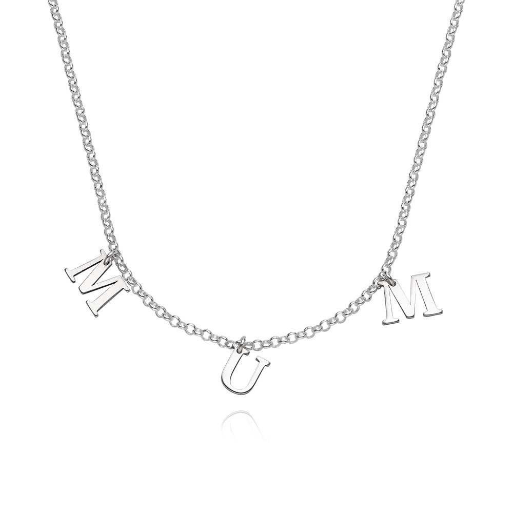 Mum Necklace in Sterling Silver-1 Mum Necklace in Sterling Silver-1 product photo