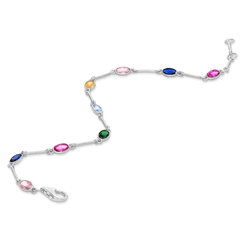 Prism Multi-Stone Bracelet in Silver-1 Prism Multi-Stone Bracelet in Silver-1 product photo