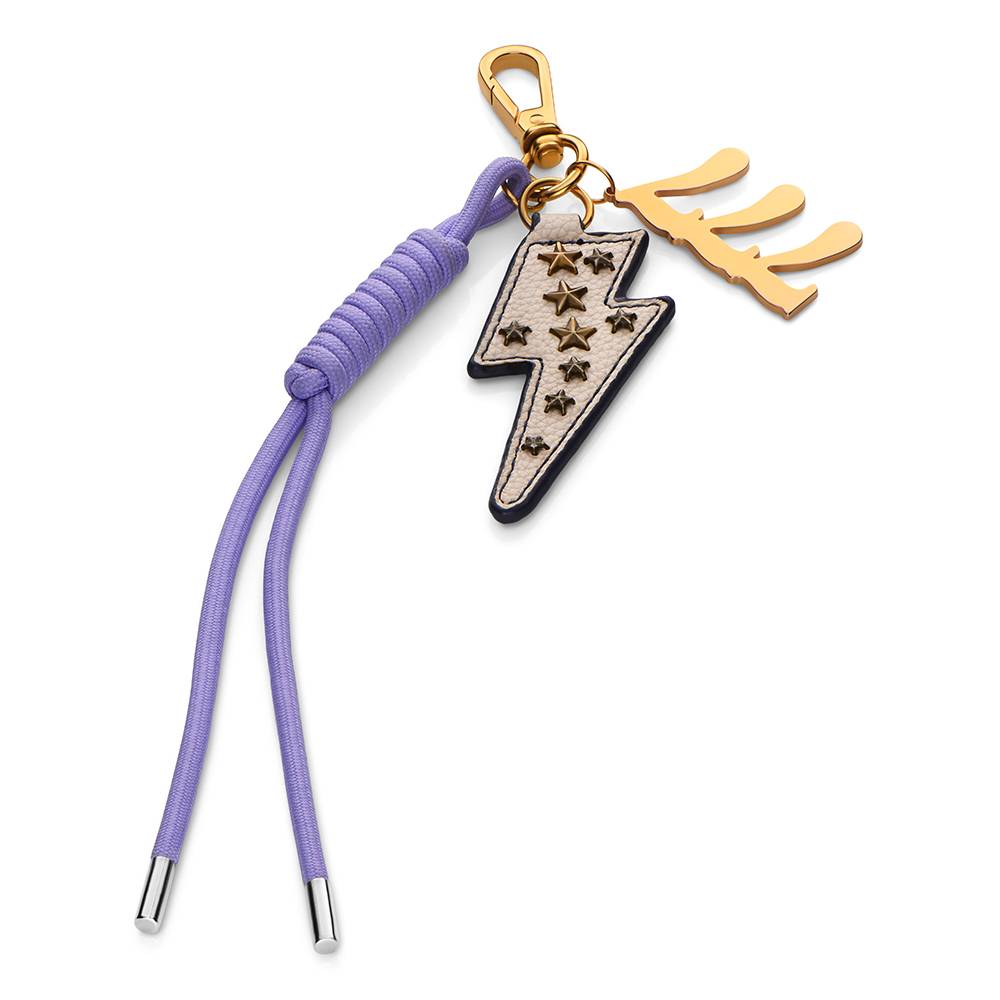 Electric Energy Angel Number Bag Charm-1 Electric Energy Angel Number Bag Charm-1 product photo