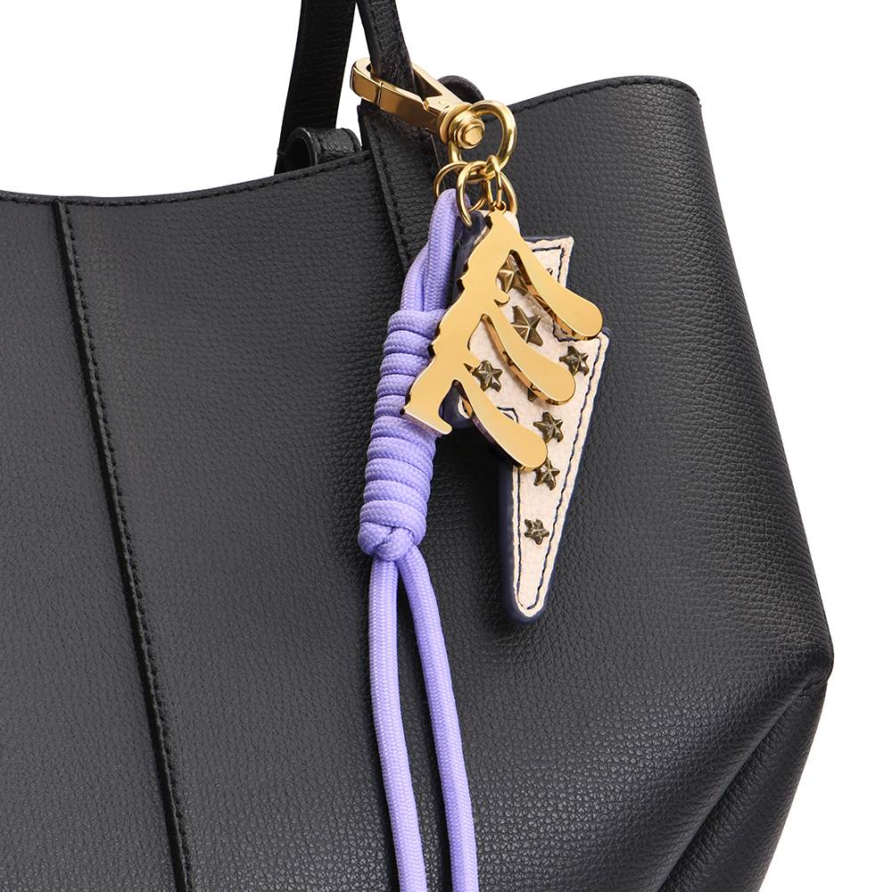 Electric Energy Angel Number Bag Charm-3 Electric Energy Angel Number Bag Charm-3 product photo
