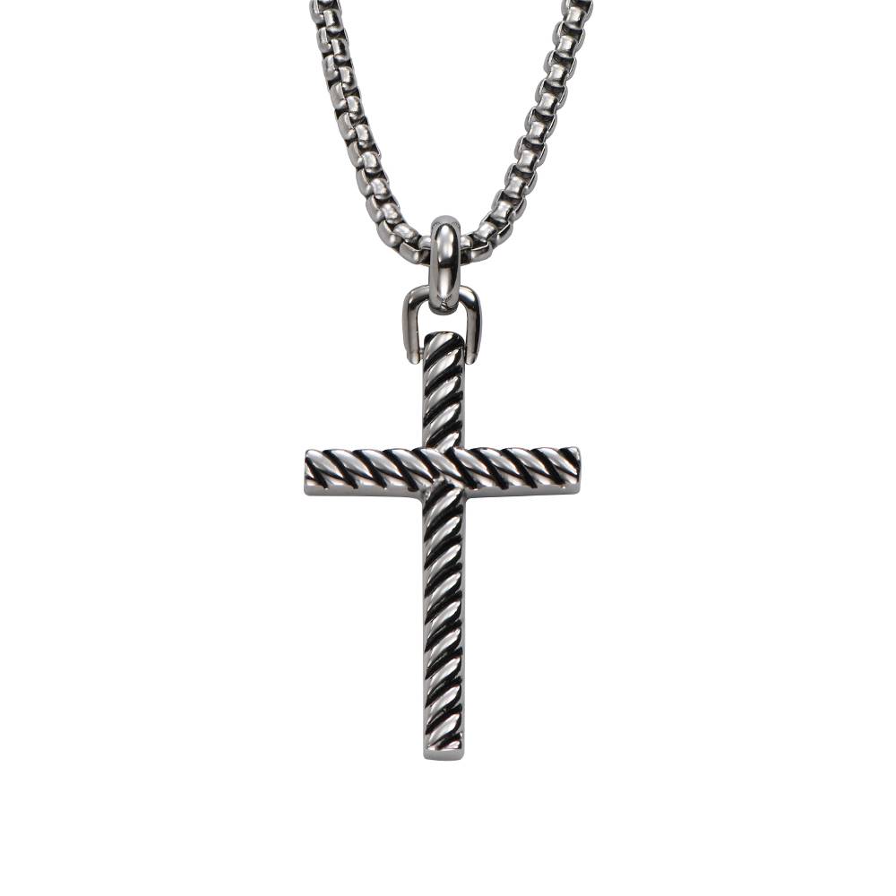 Adam's Rope Cross Necklace for Men-2 Adam's Rope Cross Necklace for Men-2 product photo
