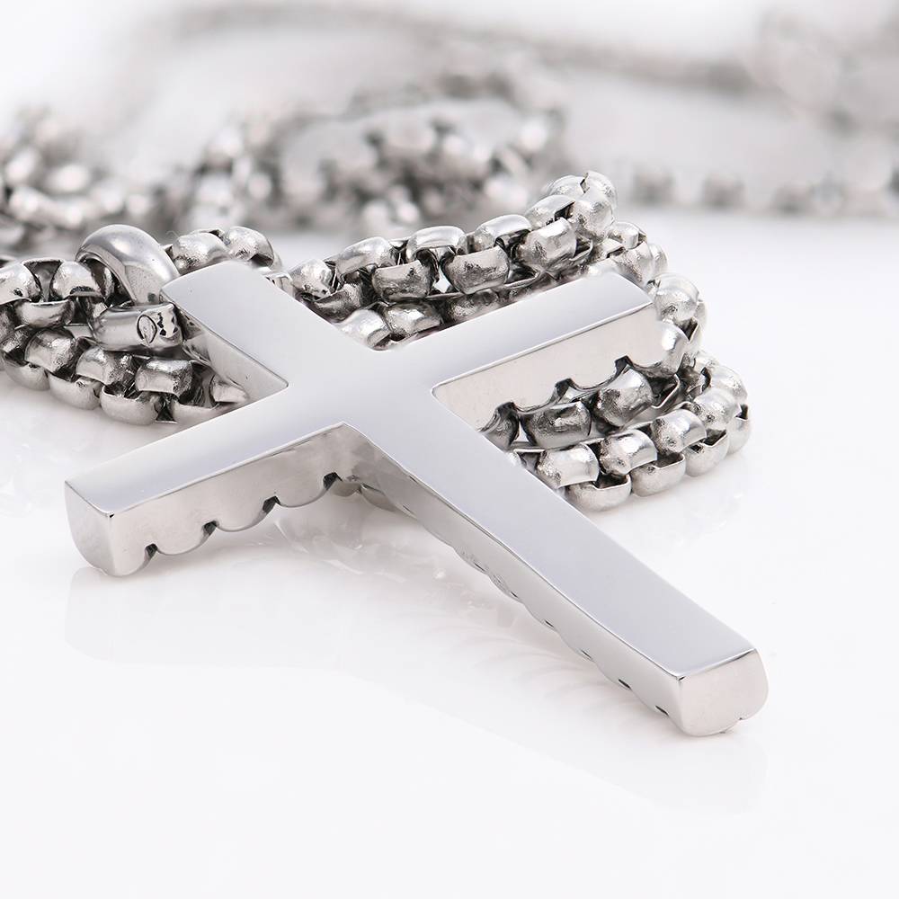 Adam's Rope Cross Necklace for Men-1 Adam's Rope Cross Necklace for Men-1 product photo