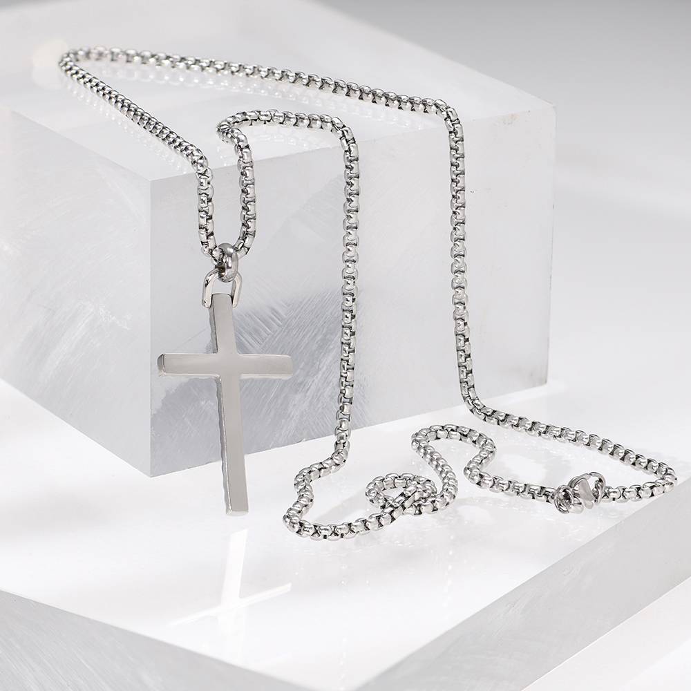 Adam's Rope Cross Necklace for Men-3 Adam's Rope Cross Necklace for Men-3 product photo
