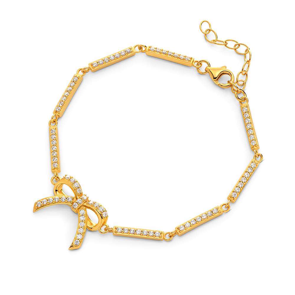 Shine Bright Bow Bracelet in Vermeil-5 Shine Bright Bow Bracelet in Vermeil-5 product photo
