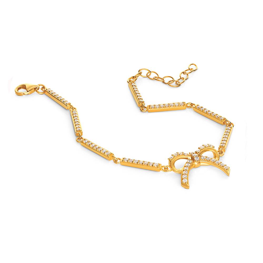 Shine Bright Bow Bracelet in Vermeil-4 Shine Bright Bow Bracelet in Vermeil-4 product photo