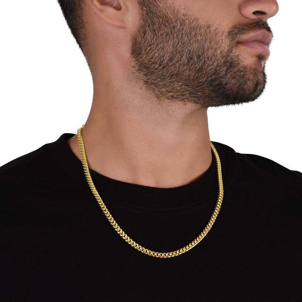 Cuban Link Chain in Gold Plating-2 Cuban Link Chain in Gold Plating-2 product photo