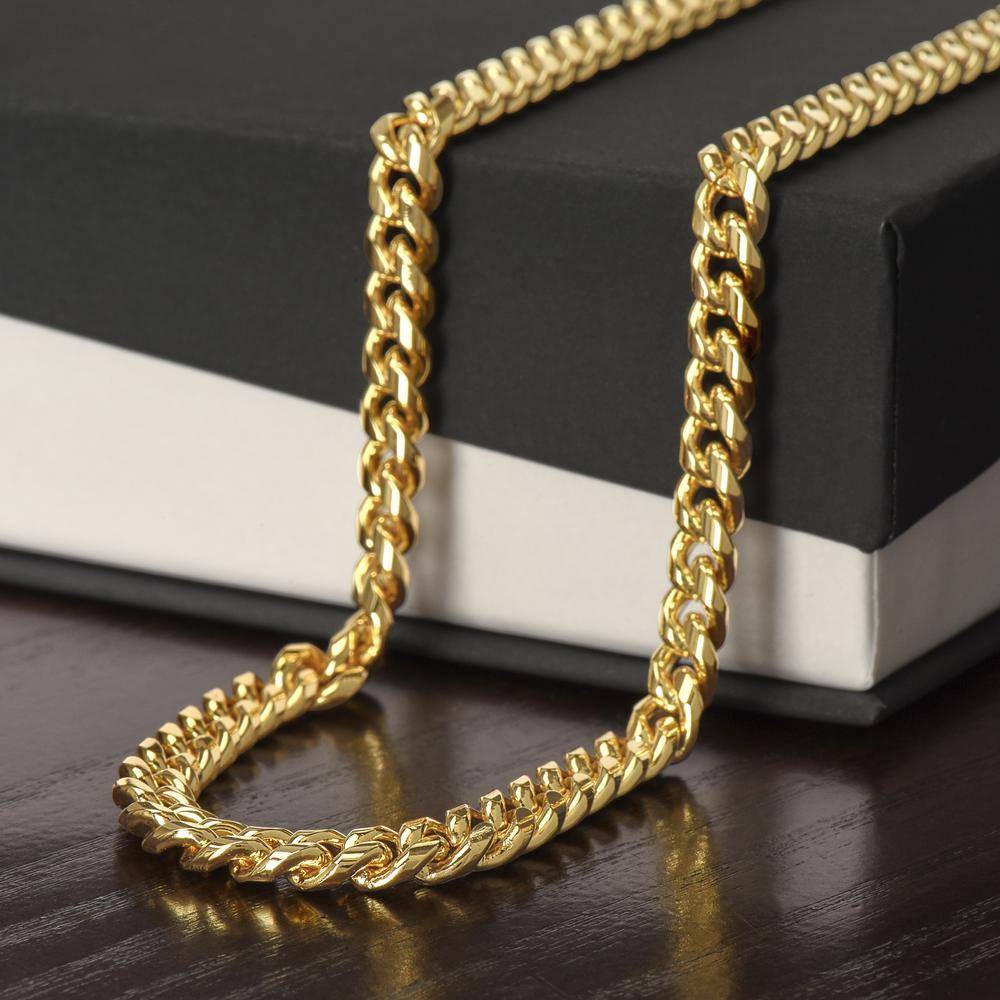 Cuban Link Chain in Gold Plating-1 Cuban Link Chain in Gold Plating-1 product photo