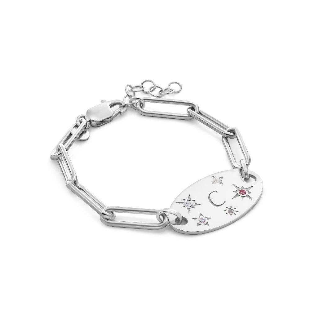 Star of Mine Initial Bracelet in Silver-3 Star of Mine Initial Bracelet in Silver-3 product photo