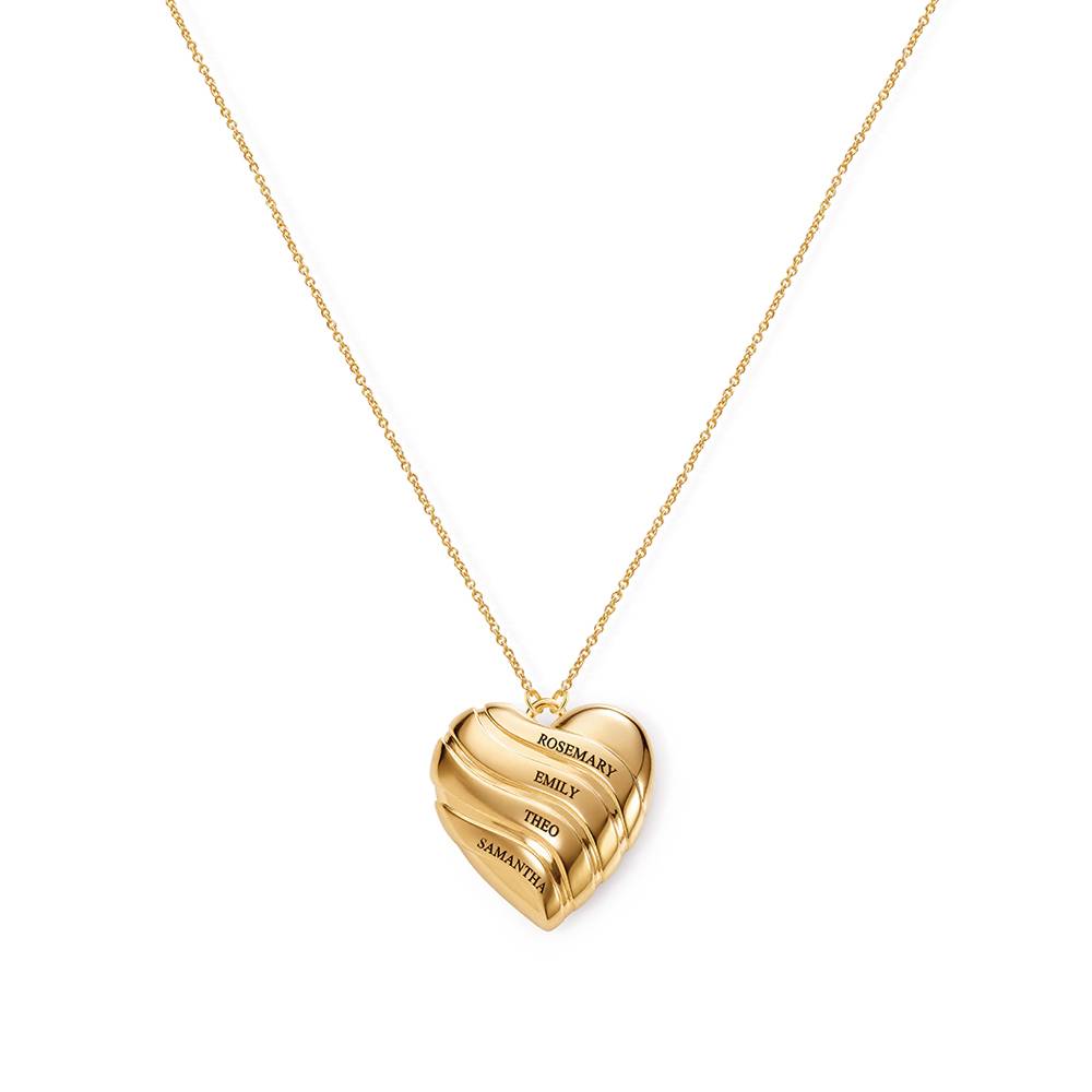 The Sweet Love Heart Necklace in Gold Plating-2 product photo