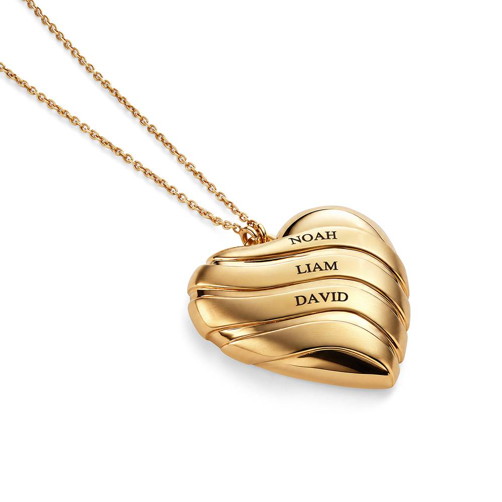 The Sweet Love Heart Necklace in Gold Plating-3 product photo