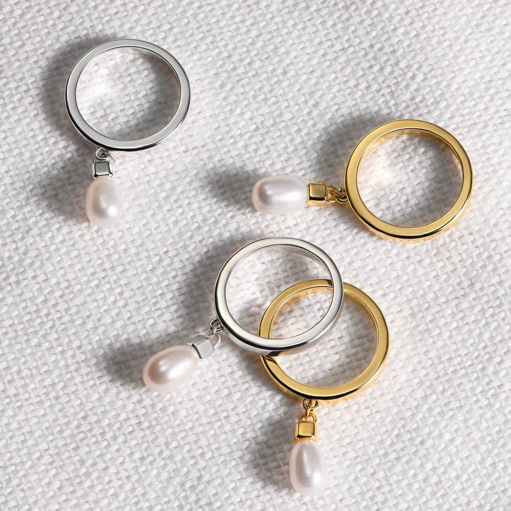 The Finishing Touch Pearl Ring in Gold Plating-3 The Finishing Touch Pearl Ring in Gold Plating-3 product photo