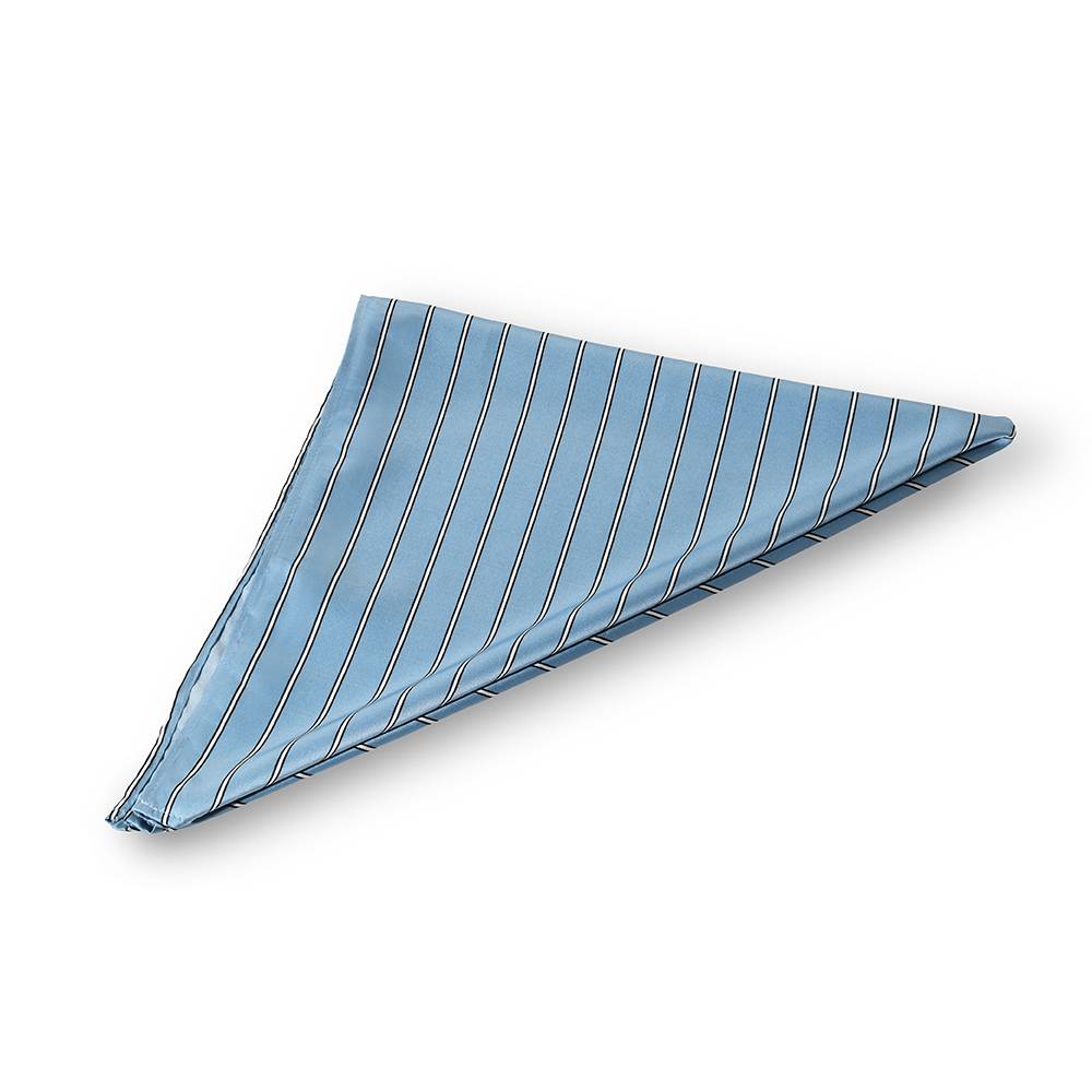 The Muse Satin Scarf in Coastal Stripe-1 The Muse Satin Scarf in Coastal Stripe-1 product photo