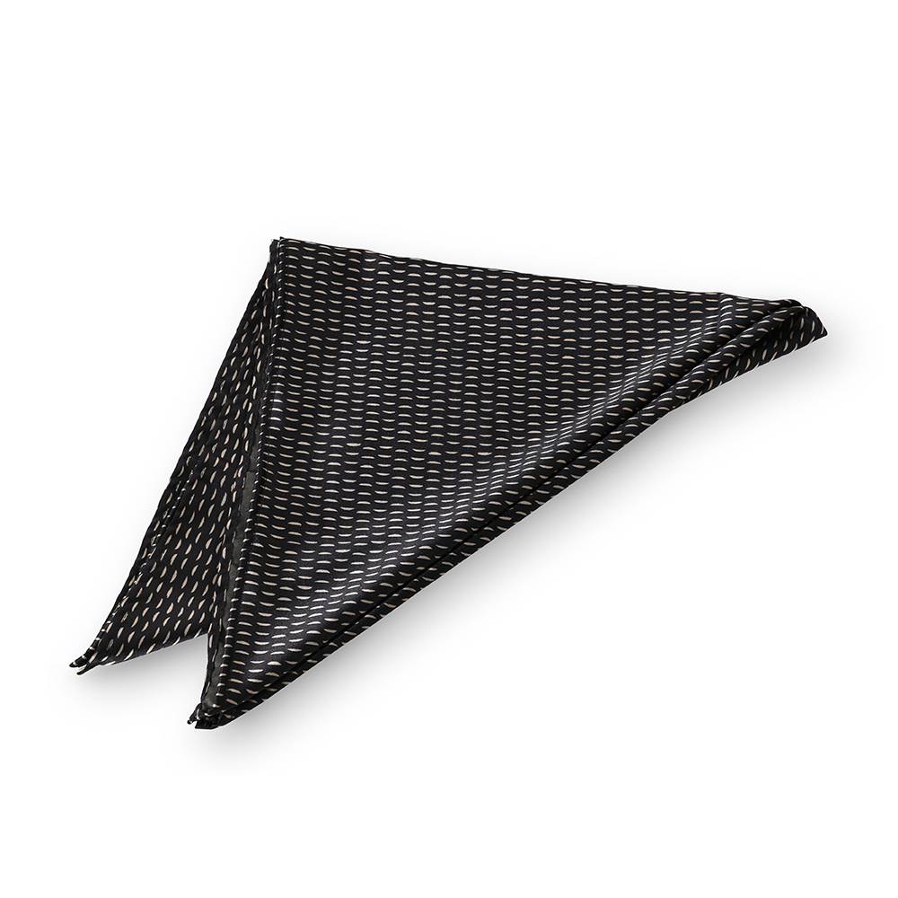 The Muse Satin Scarf in Midnight Noir-2 The Muse Satin Scarf in Midnight Noir-2 product photo